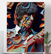 Music Notes in Motion Sherpa Blanket